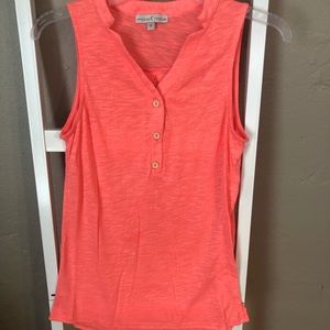 Coral tank top